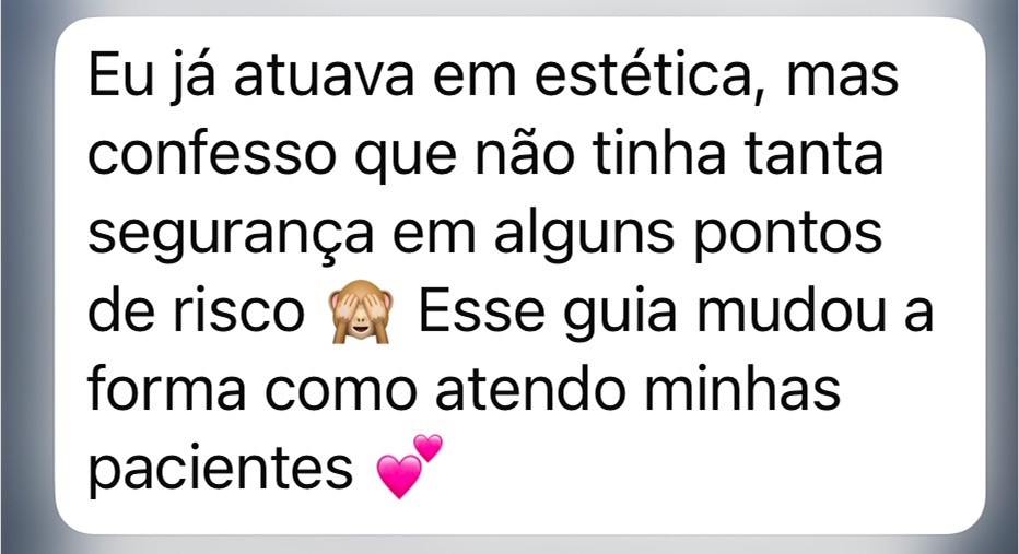 Depoimento: Eu já atuava em estética, mas confesso que não tinha tanta segurança